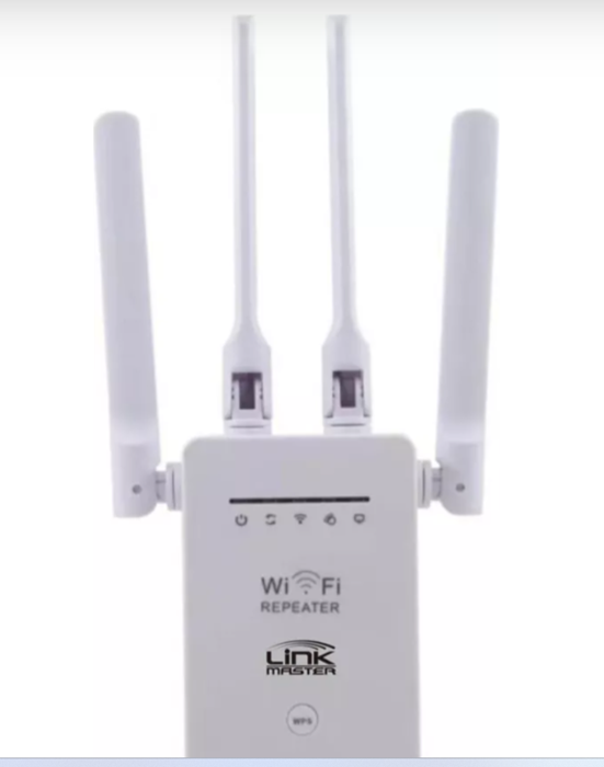 מגדיל טווח עוצמתי עם 4 אנטנות דגם link-master XDB-WP6890 5GHZ AC1200