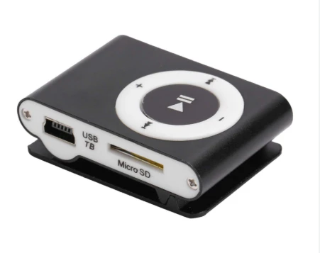 נגן MP3 ללא צג וללא זכרון כולל סוללה נטענת ללא אוזניות