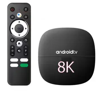 סטרימר עוצמתי במיוחד 8K אנדרואיד 13 ! 4GB+32GB כולל שלט חכם אלחוטי