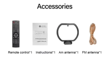 מגבר קול HYPERSOUND AV-6360 5.2 HDMI BLUETOOTH