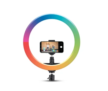 רינג לייט בגודל 12 אינץ’ דגם RL-30 RGB מבית באפאלו
