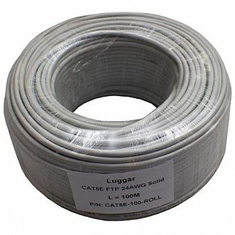 כבל רשת CAT5E ל 100 מטר נחושת מלאה פרימיום
