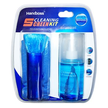 ערכה לניקוי מסכים עם תרסיס