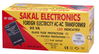 ממיר מתח\טרפו 110V\220V הספק 90VA. סקל אלקטרוניקה