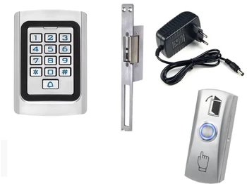 סט קודן 4 חלקים מנועל חשמלי+לחצן +ספק כח